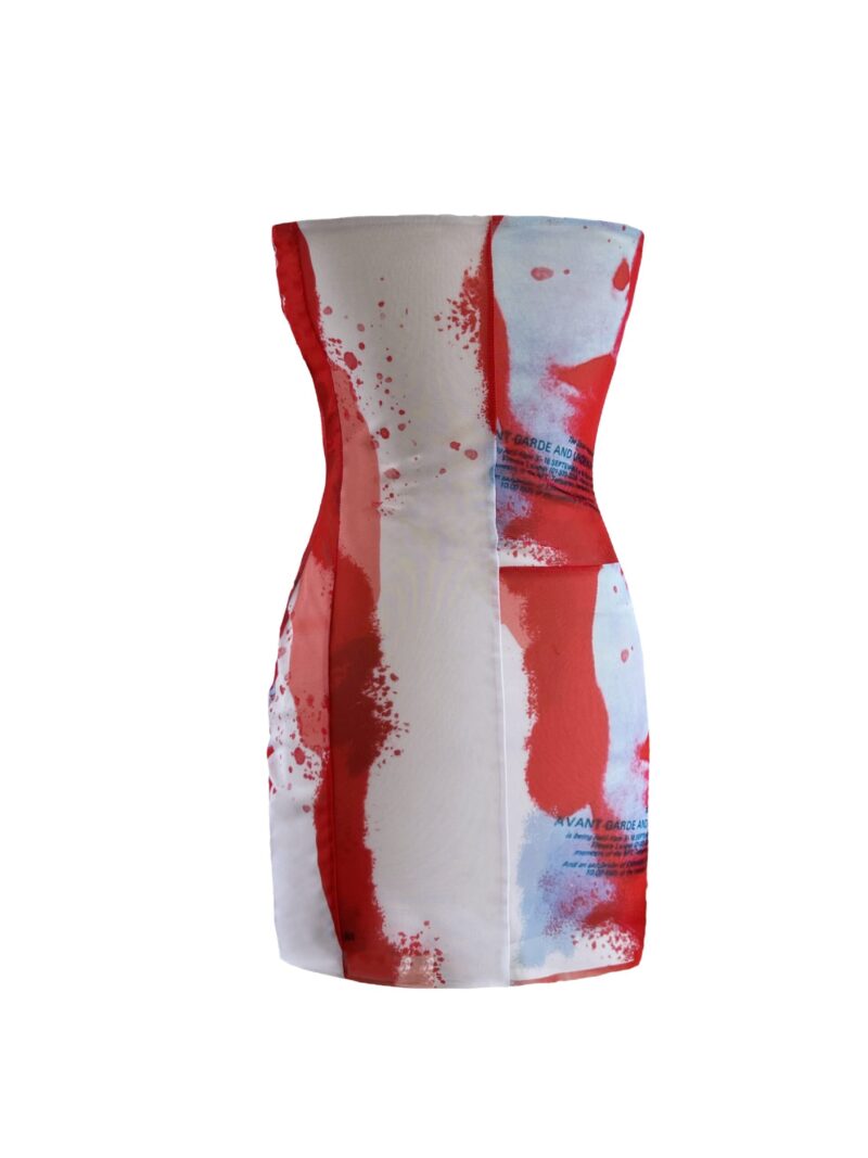 Digital Printed Tube Dress P66 - Image 3