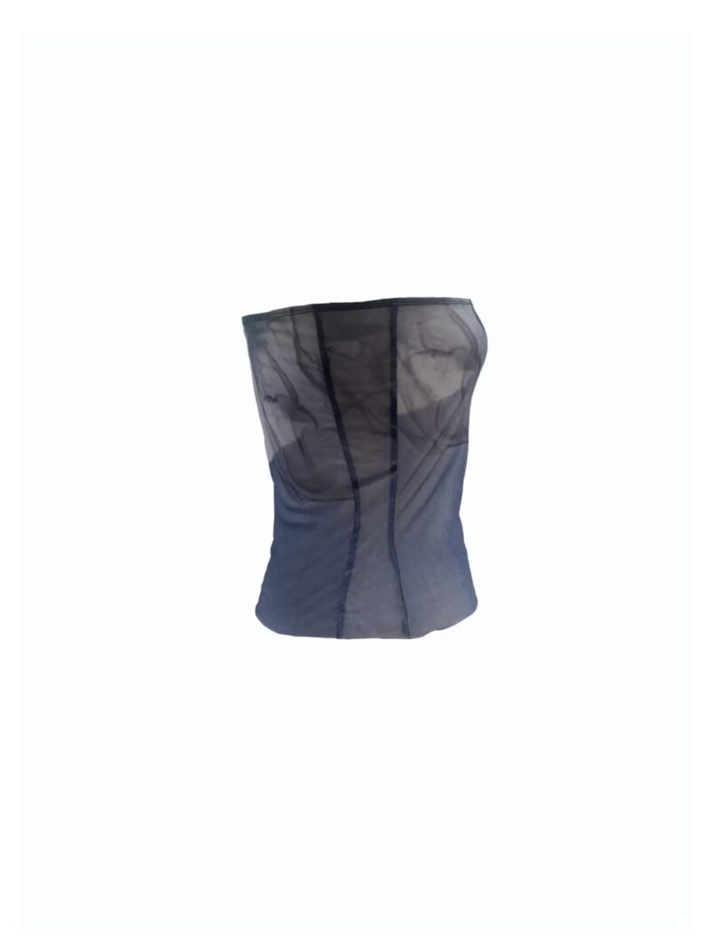 Digital Print Tube Top Grey44 - Image 4