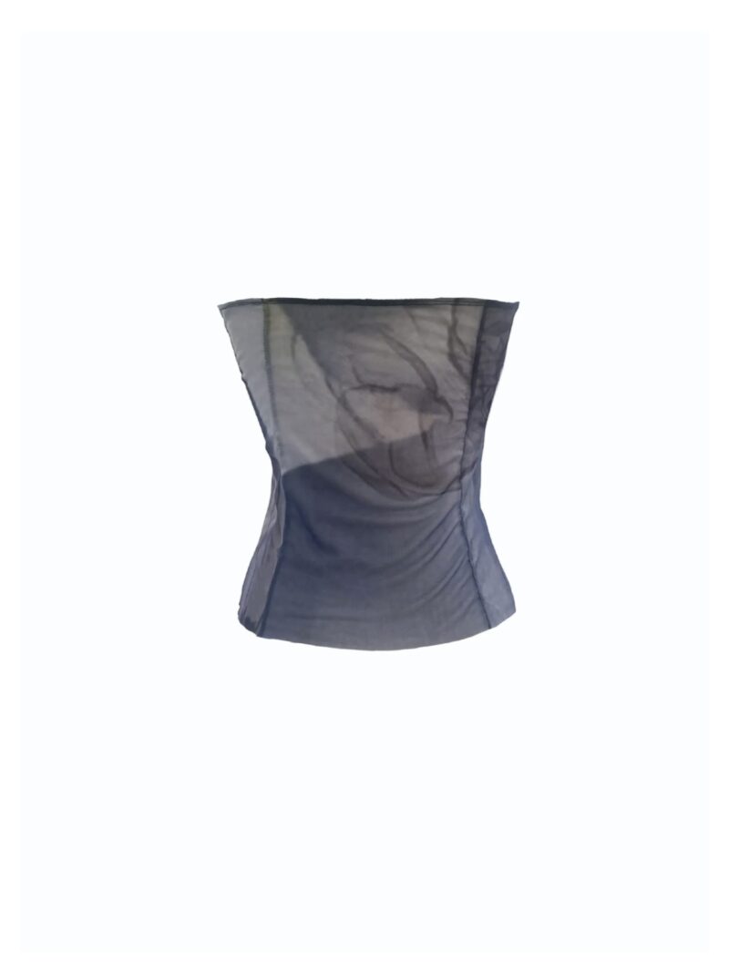 Digital Print Tube Top Grey44 - Image 3